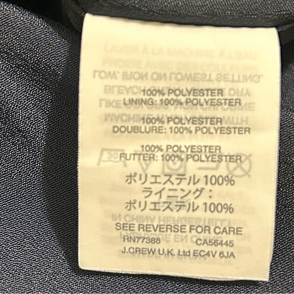 J. Crew Blue and Silver Pleated Midi Skirt - Picture 7 of 9